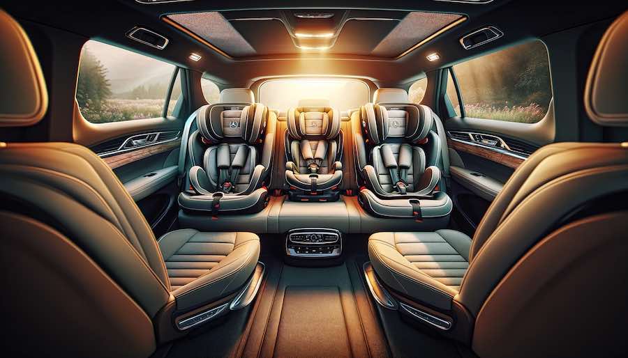 Can You Fit 3 Car Seats in a Mercedes GLC